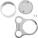 Drag Specialties 1.5" T-bar Gauge Mount Chrome For Oem 2210-0561. Fixed Price $95.73.