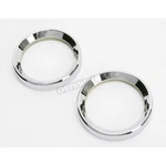 Drag Specialties Lg Gauge Bezel Pair DS-373750. Fixed Price $30.00.