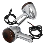 Chrome Rear Turn Signals Led Lights Fit For Harley Sportster 883 XL1200 1992-UP. Fixed Price $36.80.