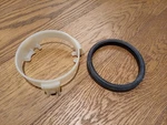 Harley Davidson Fxsdt Softail Deuce Speedometer Back Clamp And Rubber Seal Ring. Fixed Price $19.75.