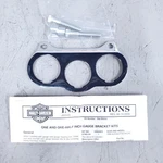 Harley-davidson 1.5" Triple Gauge Bracket Chrome Softail Fxstb Flstf 67331-04. Fixed Price $50.00.