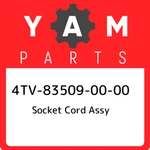 4TV-83509-00-00 Yamaha Socket Cord Assy 4TV835090000, New Genuine Oem Part. Fixed Price $301.30.