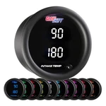 Glowshift Dual Digital Air Intake Temp Intercooler Gauge Kit W/ Sensor, 10 Color. Fixed Price $116.99.