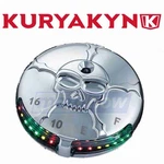 Kuryakyn Zombie Led Fuel And Battery Gauge For 2000-2006 Harley Davidson Xo. Fixed Price $176.99.