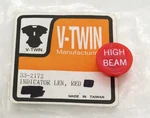 33-2172 V-twin 'high Beam' Indicator Lens For Harley Kh Xlc Xlh Fxe Xlt. Fixed Price $12.83.