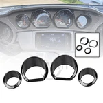 Black Gauge Bezel Trim Ring Kit For Harley Street Glide Special 14-23. Fixed Price $34.20.