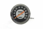 Speedometer With 2:1 Ratio And Orange Needle For Harley Davidson By V-twin. Fixed Price $110.31.