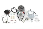 Chrome Cateye Dash Panel Kit 1:1 Ratio Speedometer Fits Harley Davidson V-twin. Fixed Price $338.99.