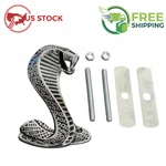Mustang Cobra Grille Emblem Badge 9.5CM Logo With Screws & Bolts Kit. Fixed Price $25.99.
