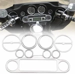 Chrome Inner Fairing Gauge Speaker Trim Rings For Harley Touring Electra Glide. Fixed Price $36.26.