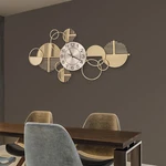 Large Luxury Gold Wall Nordic Style Metal Clocks Home Living Room Decor Us. Fixed Price $52.40.