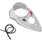 Drag Specialties Cat Eye Dash Cover Chrome DS-373645. Fixed Price $80.29.