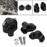Black 1.65" Handlebar Risers Mount Clamp For Harley Softail Dyna Low Rider Fxdl. Fixed Price $57.80.