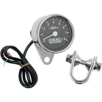 Drag Specialties Polished/black Mini Electronic 8000 Rpm Tach For Harley. Fixed Price $164.65.