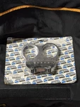 Nos Dual Gauge Top Clamp For Most Harley Risers. Fixed Price $145.00.