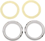 Drag Specialties Instrument Gauge Bezel - Chrome For 2" Diameter. Fixed Price $27.39.