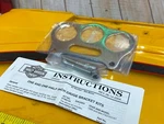 Harley 1.5" Triple Gauge Mounting Bracket Kit Sportster 04-15 Xl Custom Model. Fixed Price $28.75.