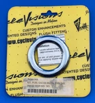 New Cycle Visions Chrome Fuel Gauge Bezel 74544-04. Fixed Price $10.00.