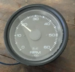 Medallion Rpm Tachometer Gauge 0-6000 2 CYL.-5. Fixed Price $46.97.