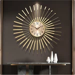 Large Wall For Living Room Decor 24 Inch Gold Starburst Silent. Fixed Price $95.62.