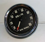 Vintage Harley Davidson Rpm Gauge Tach Oem 0-80 Veglia Italy 62-1865 Untested. Fixed Price $39.99.
