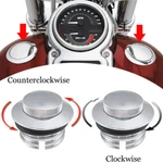 Chrome Flush Mount Pop Up Vented Fuel Tank Gas Cap For Harley Touring Left&right. Fixed Price $20.99.