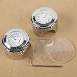 Handlebar White Dial Clock Temp Thermometer Universal Motorcycle. Fixed Price $18.99.