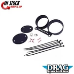 Drag Specialties 2210-0545 Wrinkle Black Dual Gauge Bracket. Fixed Price $213.16.