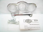 1.5" Triple Gauge Mounting Bracket Kit 67433-04 Softail Fxstc. Fixed Price $24.99.