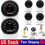 85MM Gps Speedometer 160MPH&TACHO 8000RPM&52MM Fuel/oil/temp/volt With Sensor Us. Fixed Price $153.69.