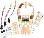 Drag Specialties DS-373657 Three-light Dash Base Plate Kit Harley Flh 1963-1967. Fixed Price $40.12.