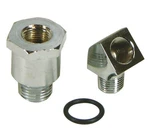 Chrome Oil Pressure Gauge Adaptor For 1970 Later Harley Big Twin 1/8" Npt Fittin. Fixed Price $24.95.