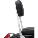 Cobra Square Standard 17" Chrome Sissy Bar Passenger Backrest (02-5465). Fixed Price $370.05.