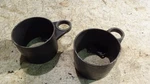 Pair Black Alloy Clock Holder Norton Commando 73 Speedo Tacho. Fixed Price $53.72.