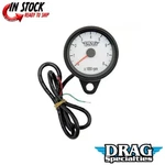 Drag Specialties 2211-0126 2.4" White Backlit Mini Electronic Tachometer. Fixed Price $202.41.