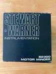 Stewart Warner Motor Minder Gauge #82300 Vintage Open Box. Fixed Price $142.50.
