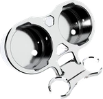 Choppers LA-7398-02C T-bar Gauge Mount Dual Chrome 1.00" Diameter. Fixed Price $265.49.