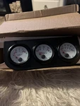 Sreuoil 3 IN1 Triple Auto Gauge Meter Kit 52MM. Fixed Price $11.69.