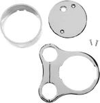 Drag Specialties 1.5" T-bar Gauge Mount Chrome For Oem Harley Davidson. Fixed Price $176.97.
