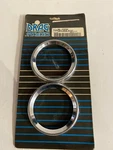 Pair Of Drag Specialties Chrome Bezels For 96-98 Flh/t. Fixed Price $21.90.