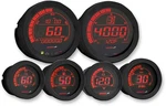 Koso Six Piece Gauge Kit Black BA050903 For Harley Flht/flhx/fltr 04-13. Fixed Price $1324.17.