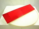 Honda Goldwing GL1200 Saddlebag Taillight Center Reflector With Nuts. Fixed Price $20.00.