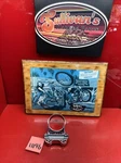 Harley Guage Top Chrome Sportster Speedometer Mount Bracket Dyna Riser. Fixed Price $125.00.
