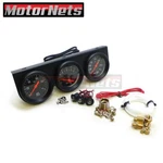 Universal 2-5/8" Black Oil Pressure Water Volt Triple 3 Set Kit Rod. Fixed Price $83.99.