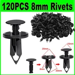 120PCS Bumper Clips 8MM Retainer Auto Car Plastic Rivets Fastener Fender Push. Fixed Price $5.50.