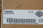 Genuine Harley Davidson Gauge Fuel Red 70900990. Fixed Price $152.95.