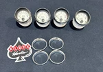 Harley Davidson 96-13 Flh Fuel Oil Voltage Air Gauges Custom Face Chrome Bezel. Fixed Price $100.00.