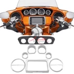 Inner Fairing Trim Gauge Radio Bezel For Harley Electra Street Glide Flhx. Fixed Price $52.49.