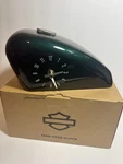 Harley-davidson Green Metal Desk Clock Analog Display Motorcycle Theme. Fixed Price $24.99.