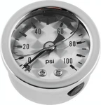 Bikers Choice Oil Pressure Gauge Engine Turned Face Bezel Liquid Filled Unive. Fixed Price $50.39.